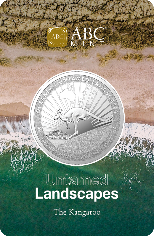 ABC Untamed Kangaroo 1oz Silver
